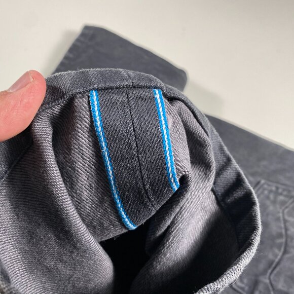 Cult of Individuality Hagen Relaxed Gray Selvedge Denim Jeans mens size 31x27 - Picture 11 of 12